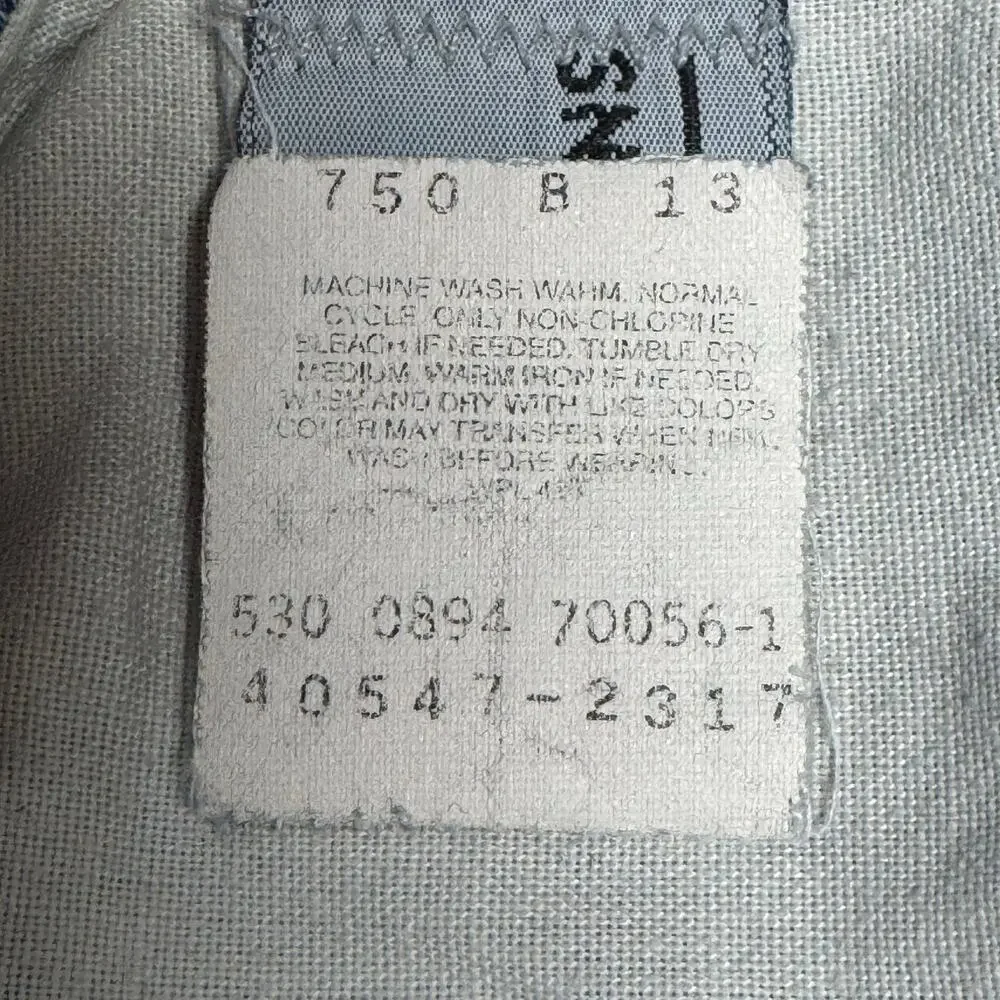 Levi's Action Straight Leg Jeans Vintage 90s Medium Wash 36x30